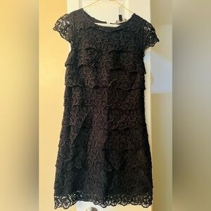 Elegant Black Lace Dress